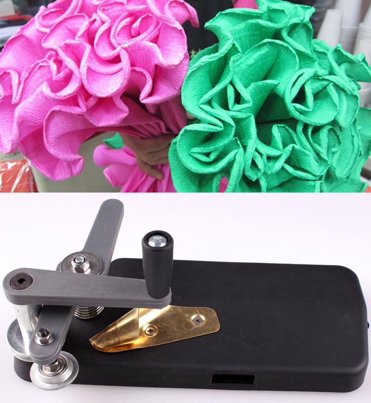 Florist Flower Supply - Blumen-Papiermaschine mit dünnen Zähnen, Wellen-Curling, Spitzenwerkzeug