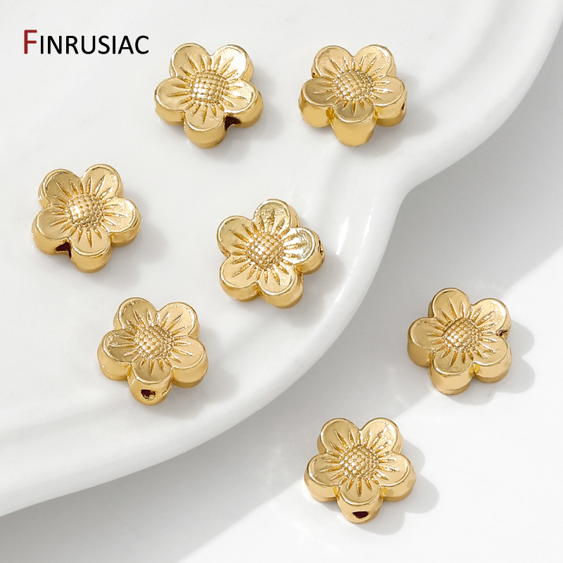 14K vergoldete Messing-Blumen- – Flower Supply Bewertung und Preis
