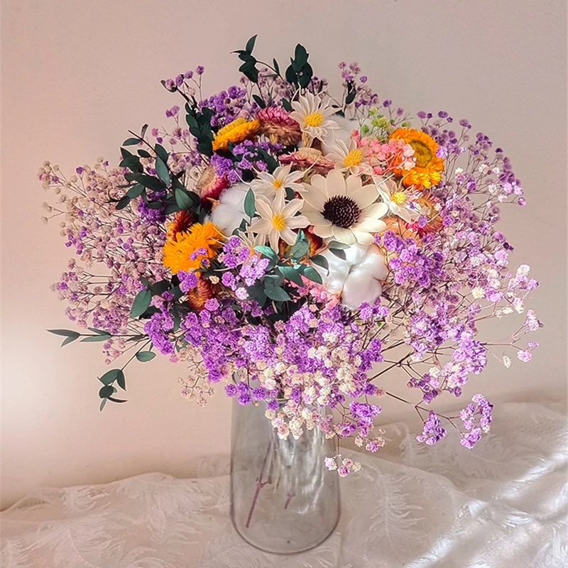 Natürliche getrocknete Blumen  – Baby Breath Dried Bewertung und Preis
