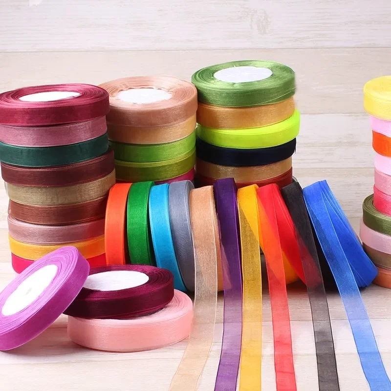 15mm 50 Yards/Rolle Organza-Bä – Ribbon Organza Roll Bewertung und Preis
