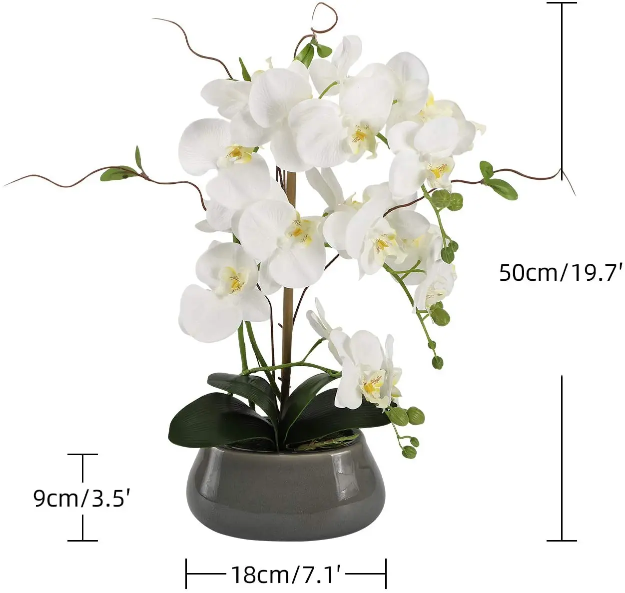 Künstliche Orchideen blumen Mi – Florist Supply Vases Bewertung und Preis