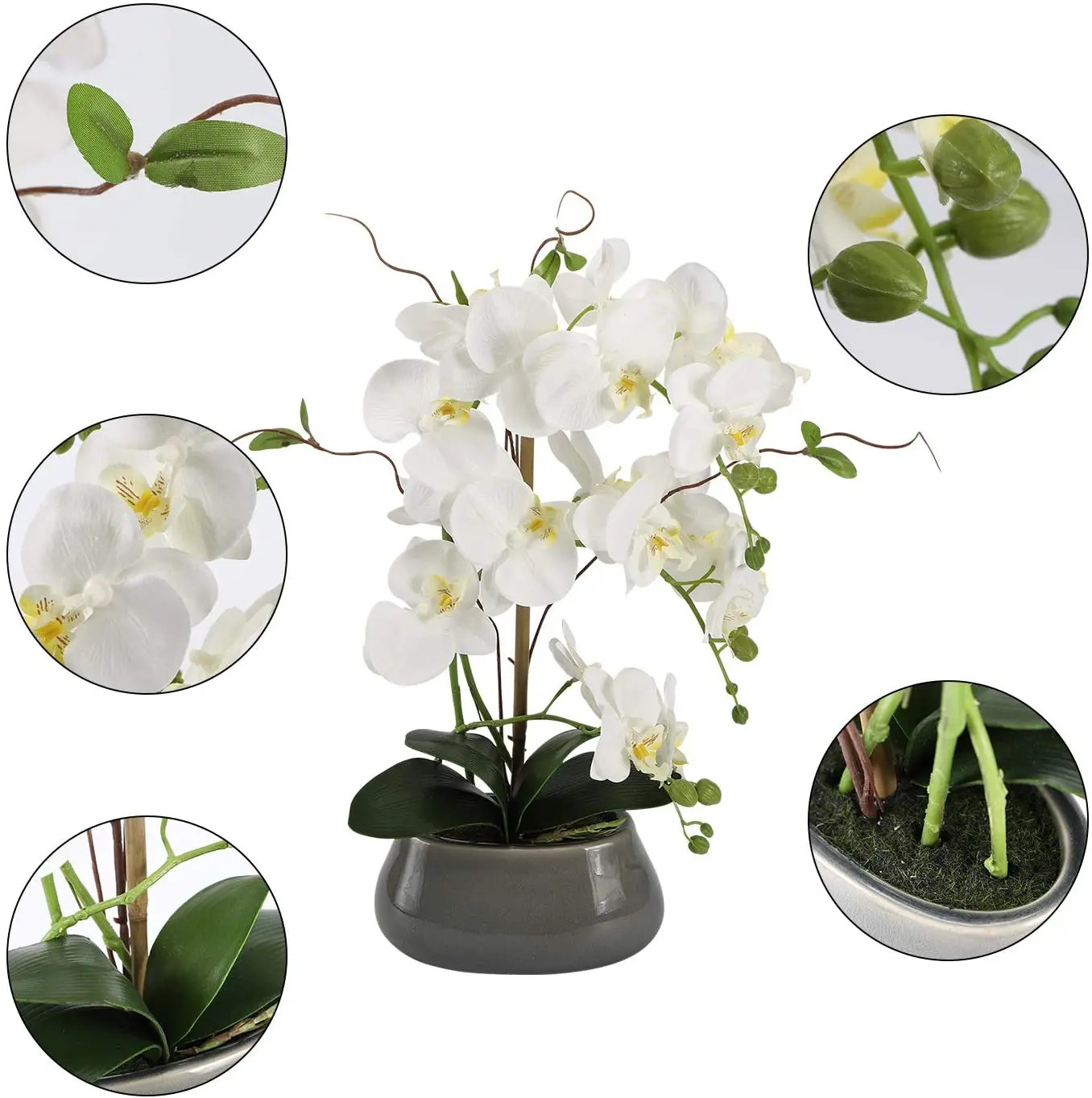 Künstliche Orchideen blumen Mi – Florist Supply Vases Bewertung und Preis