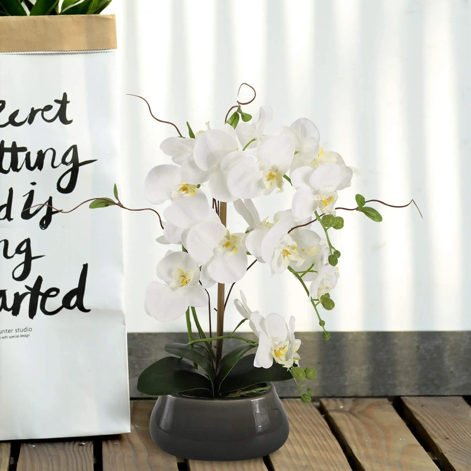 Künstliche Orchideen blumen Mi – Florist Supply Vases Bewertung und Preis
