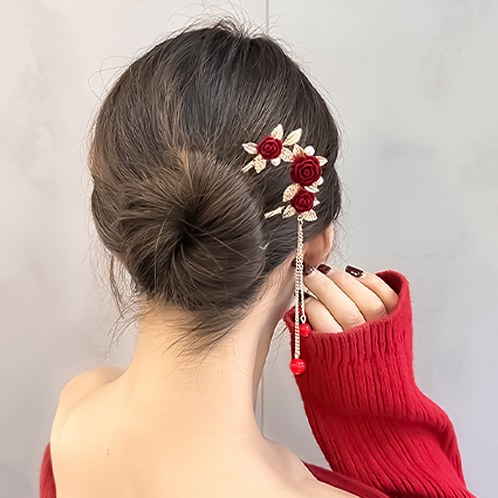 Haarnadel im chinesischen Stil – Flower Supply Bewertung und Preis